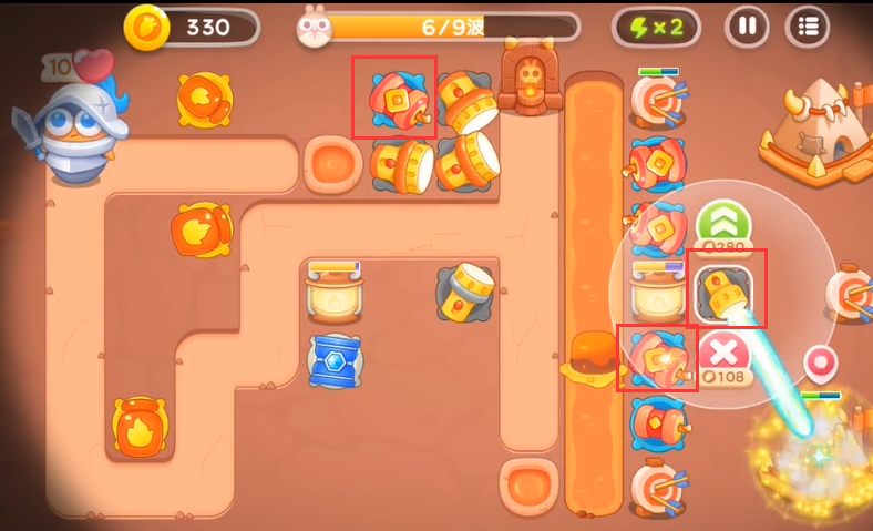 保卫萝卜4饿龙传说第6关攻略   饿龙传说第6关图文通关流程一览[多图]图片6