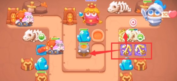 保卫萝卜4饿龙传说第5关攻略   饿龙传说第5关图文过关介绍[多图]图片2