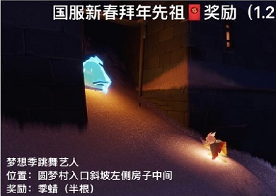 光遇1月29日拜年先祖在什么地方