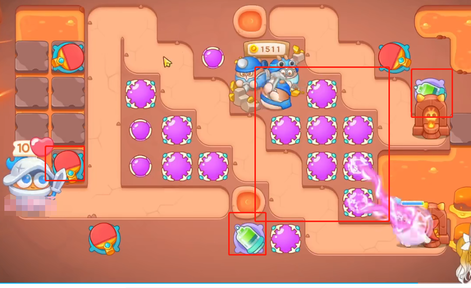 保卫萝卜4饿龙传说45关攻略 饿龙传说第45关图文通关解析[多图]图片6