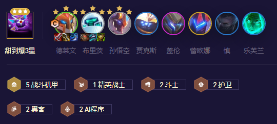 云顶之弈S8.5飞天德莱文阵容强度高吗