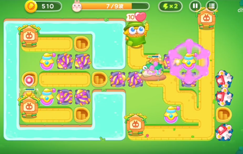 保卫萝卜4绿野奇缘42关攻略   绿野奇缘第42关无伤图文过关一览[多图]图片7