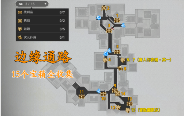 崩坏星穹铁道边缘通路宝箱怎么收集