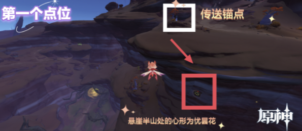 原神忧昙花位置大全   6个忧昙花刷新坐标位置分享[多图]图片2