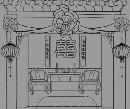 汉字找茬王完成拜堂火盆在哪