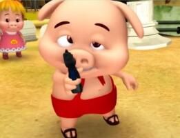 小呆呆拿手枪表情包大全分享