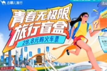 去哪儿28.8元火车票盲盒包含往返车票吗