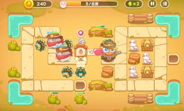 保卫萝卜4波仔很忙第2关攻略  波仔很忙第2关图文过关分享[多图]图片2