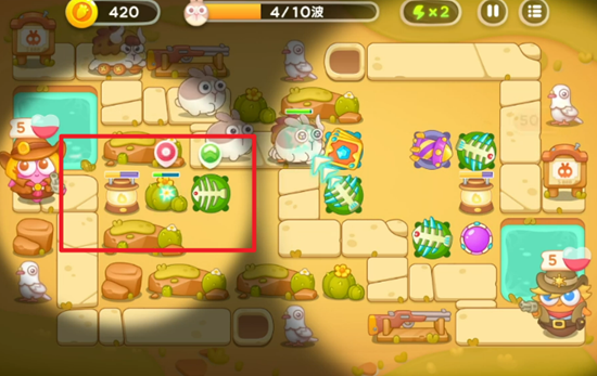 保卫萝卜4波仔很忙第8关攻略  波仔很忙第8关怎么打过[多图]图片3