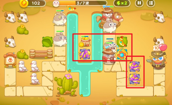 保卫萝卜4波仔很忙第7关攻略  波仔很忙第7关图文通关流程一览[多图]图片3