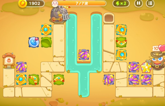 保卫萝卜4波仔很忙第7关攻略  波仔很忙第7关图文通关流程一览[多图]图片5