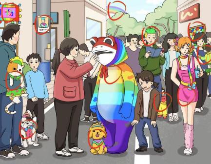 疯狂梗传多巴胺穿搭通关攻略  找出12个多巴胺穿搭答案[多图]图片3