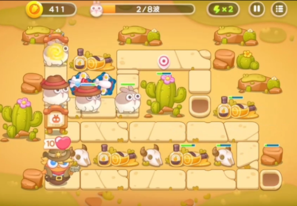 保卫萝卜4波仔很忙第十三关怎么玩