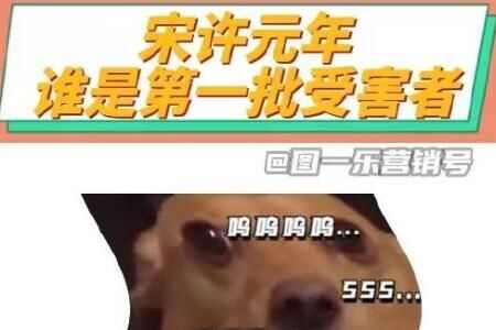 宋许元年是什么梗