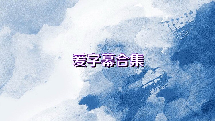 爱字幕合集