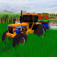 大型农业拖拉机3D