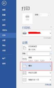 如何设置Word文档进行横向打印：详细步骤指南