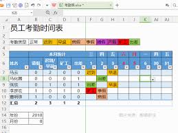 使用WPS表格在手机上轻松创建考勤表的方法