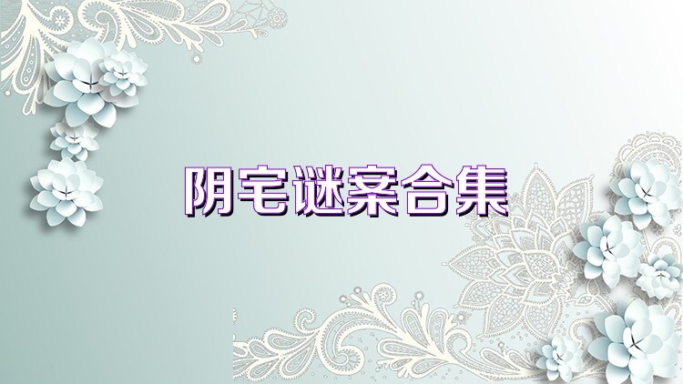 阴宅谜案合集