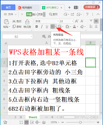 WPS表格添加线条方法及画线工具开启教程