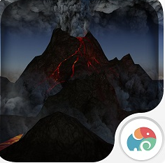 3D火山梦象动态壁纸
