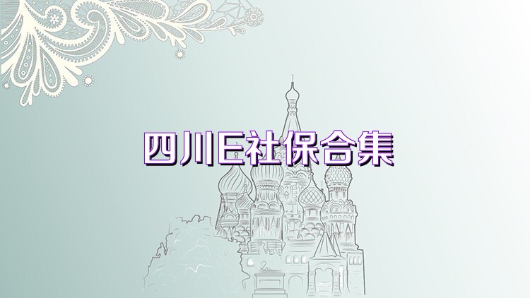四川E社保合集