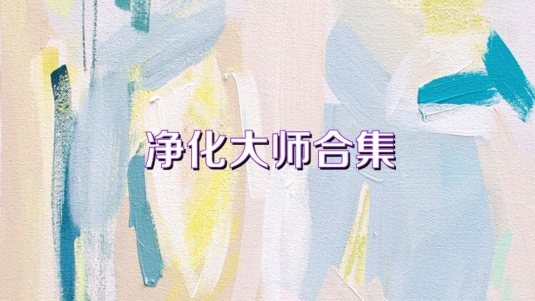 净化大师合集