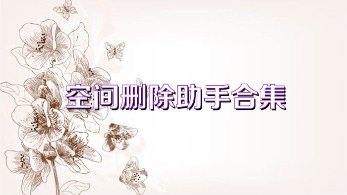 空间删除助手合集