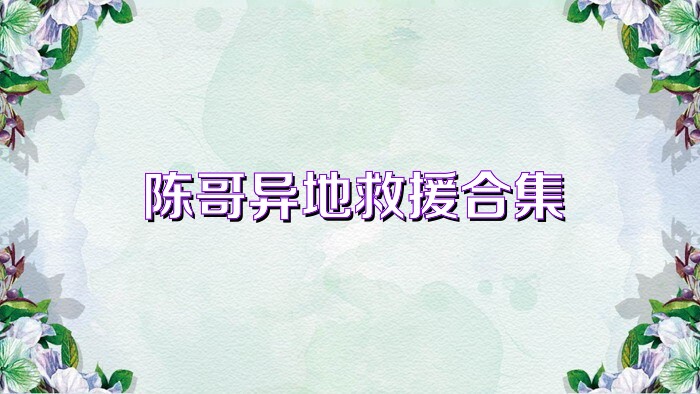 陈哥异地救援合集