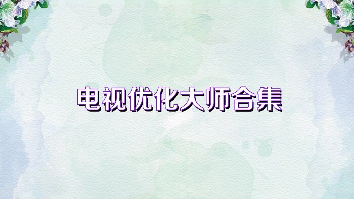 电视优化大师合集