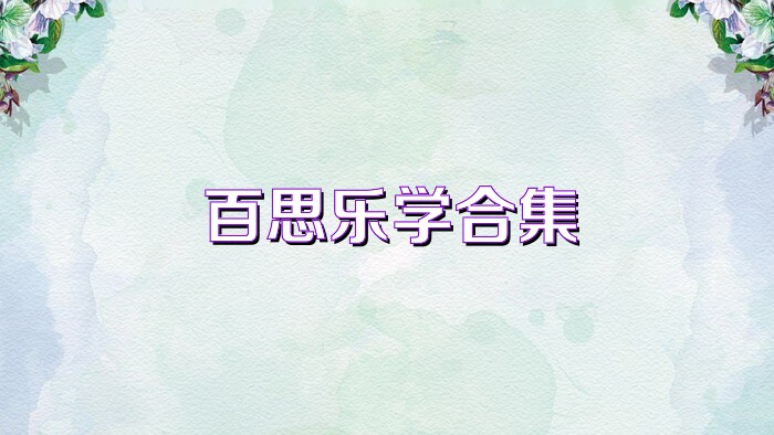 百思乐学合集