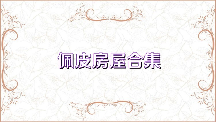 佩皮房屋合集