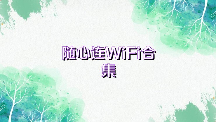 随心连WiFi合集