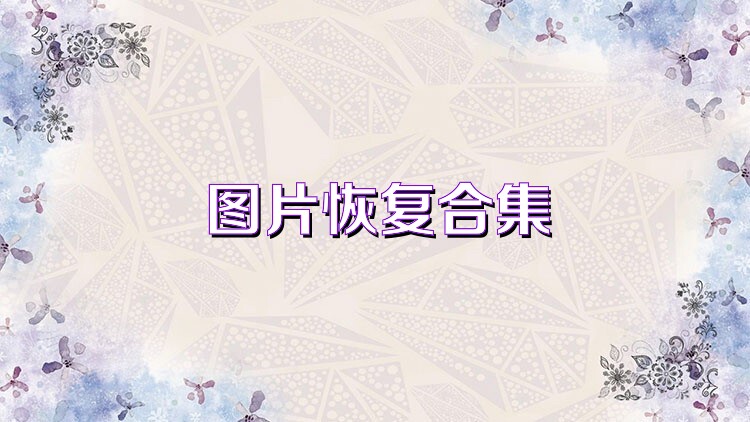 图片恢复合集