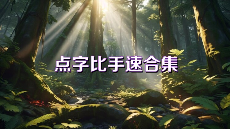 点字比手速合集