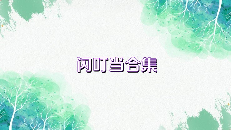 闪叮当合集