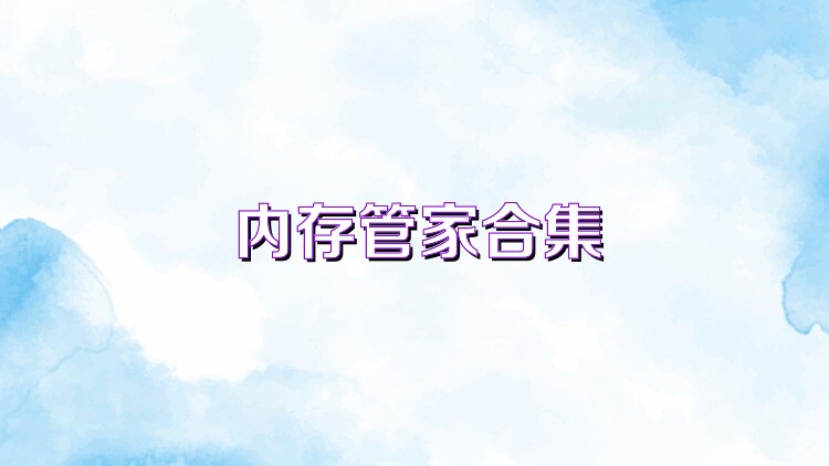 内存管家合集