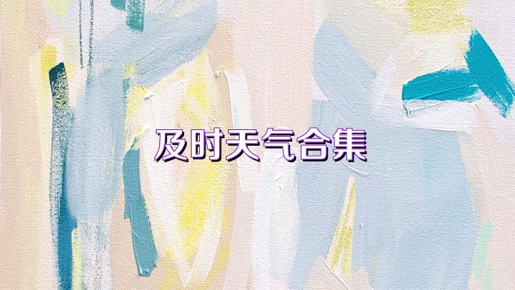 及时天气合集
