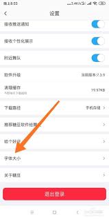 糖豆怎么调整字体大小