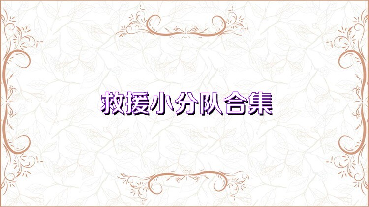 救援小分队合集
