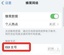 iPhone13手机如何显示5g网络