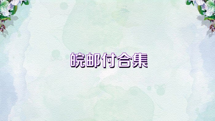 皖邮付合集