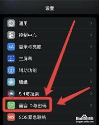 苹果手机如何开启面容识别