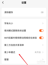 番茄小说如何开启青少年模式