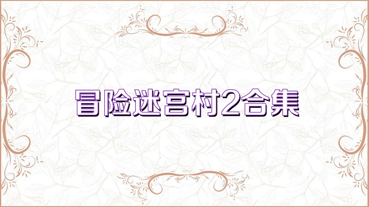 冒险迷宫村2合集