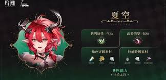 鸣潮夏空突破需要哪些材料