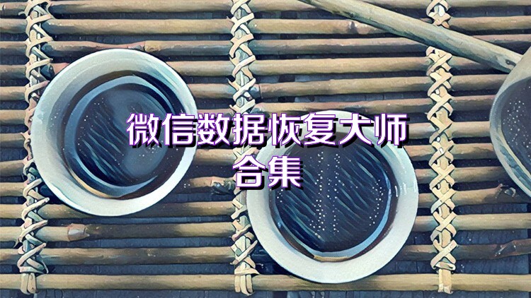 微信数据恢复大师合集