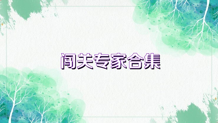闯关专家合集
