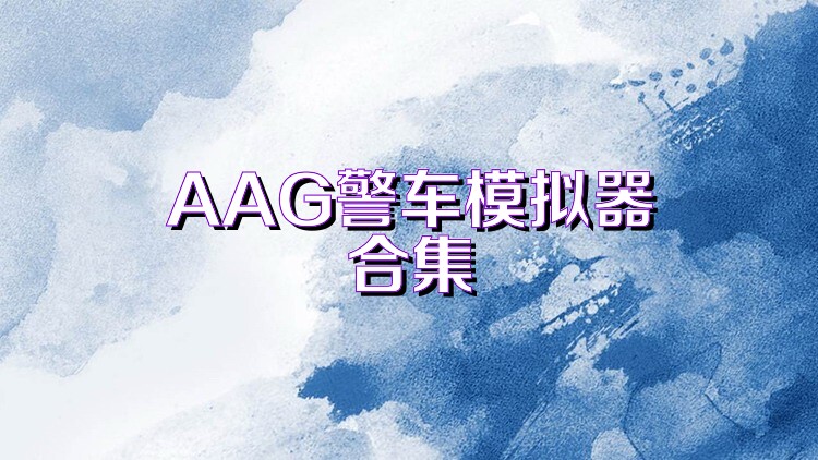 AAG警车模拟器合集
