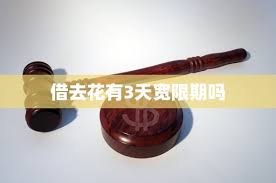 有钱花有三天宽限期吗